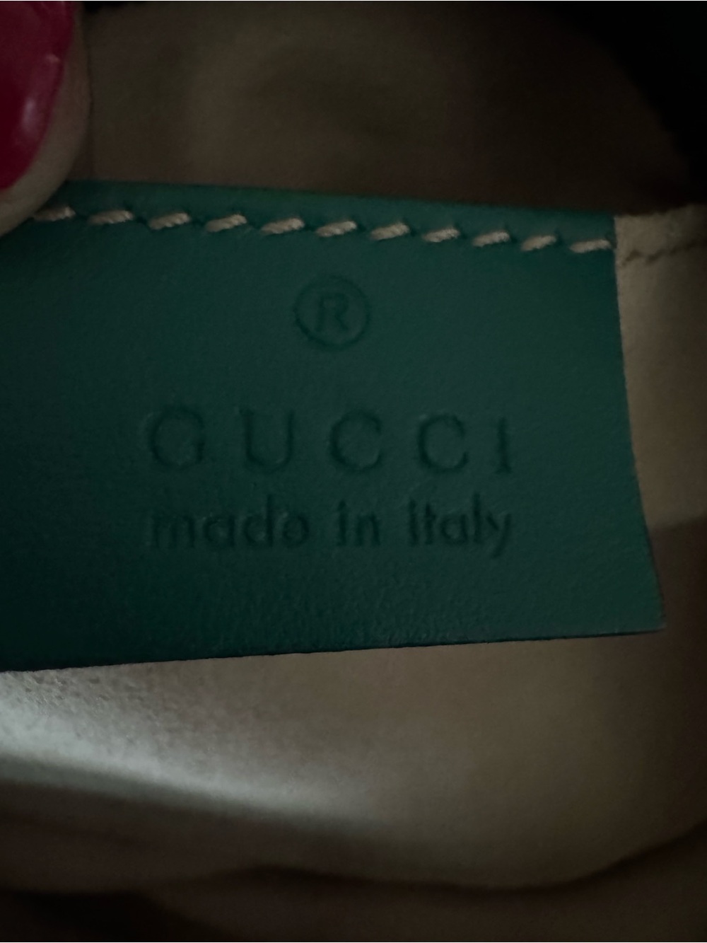 ✨ GUCCI Emerald Green Matelassé Leather Small GG Marmont Camera Bag - Picture 9 of 9